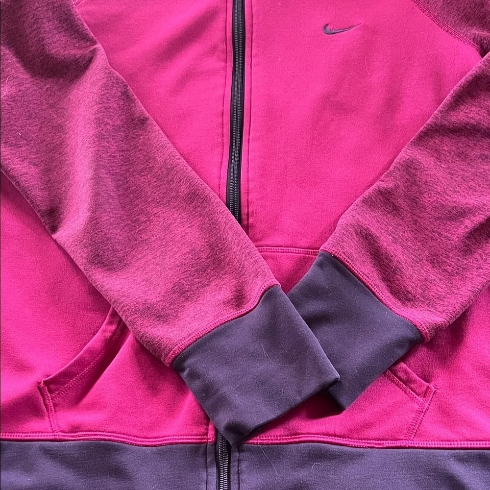 Nike Women's Pink and dark blue Jacket